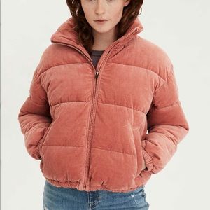 American Eagle Corduroy Puffer Jacket